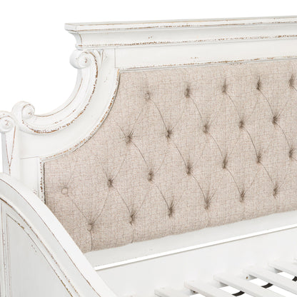 Magnolia Manor - Twin Daybed Upholstered Back - Antique White