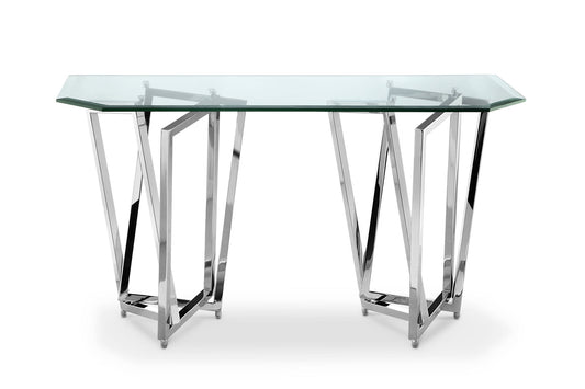 Lenox Square - Rectangular Sofa Table - Chrome
