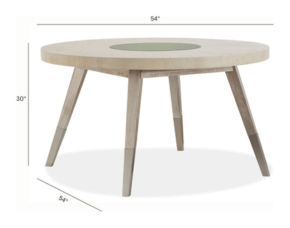 Lenox - Round Dining Table - Acadia White
