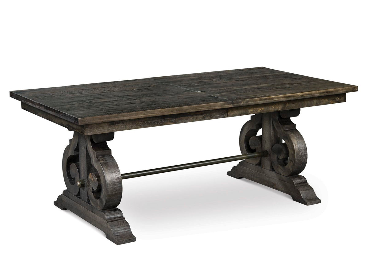 Bellamy - Rectangular Dining Table Base And Butterfly Panels - Peppercorn
