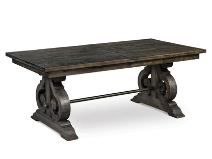Bellamy - Rectangular Dining Table Base And Butterfly Panels - Peppercorn