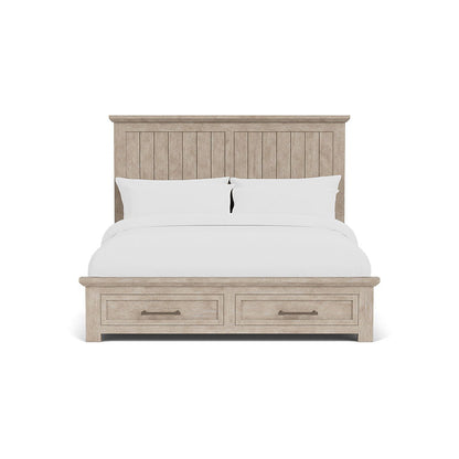 Bennett - Queen Storage Footboard - Frosted Gray