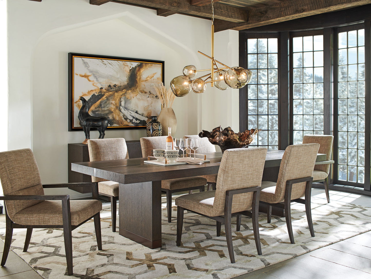 Park City - Ironwood Rectangular Dining Table - Dark Brown