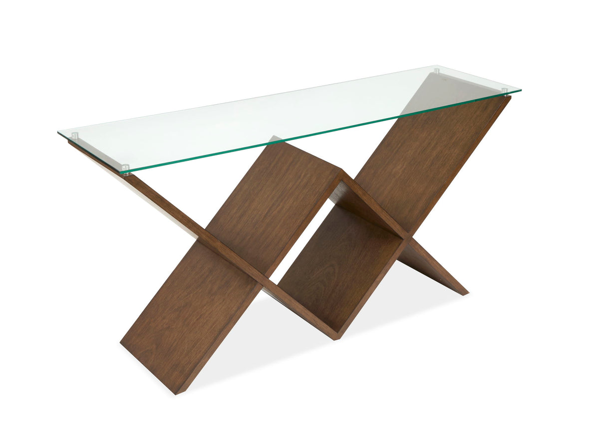 Vector - Rectangular Sofa Table - Russet