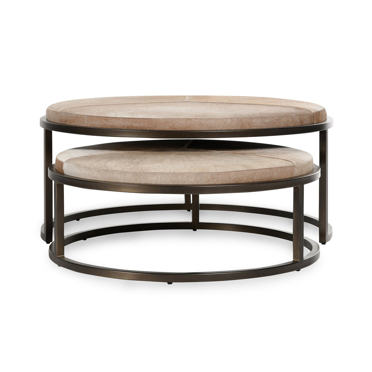 Hayword - Hide Nesting Coffee Tables - Canyon Sand