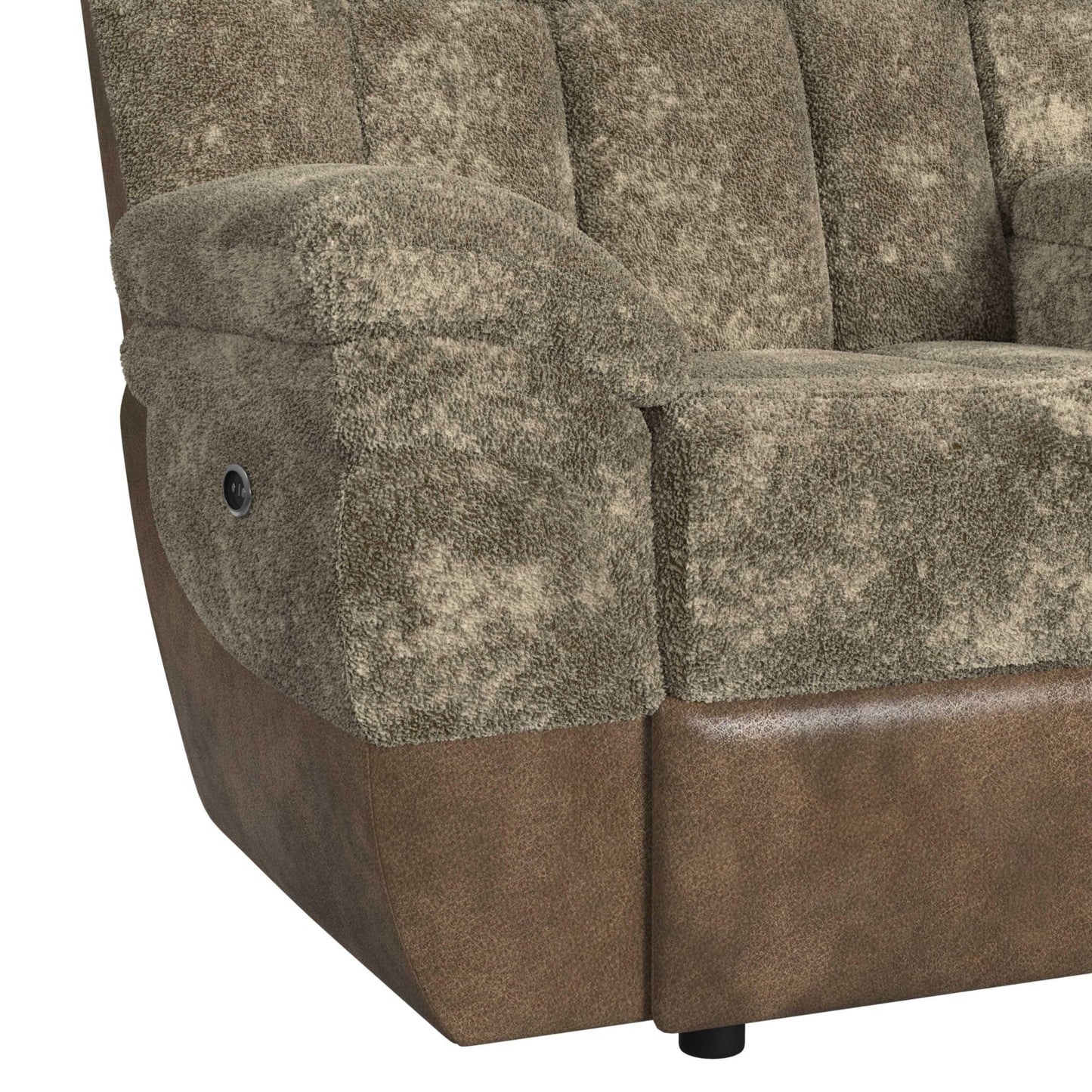 Santorini - Armless Chair - Dillon / Shire Cappuccino