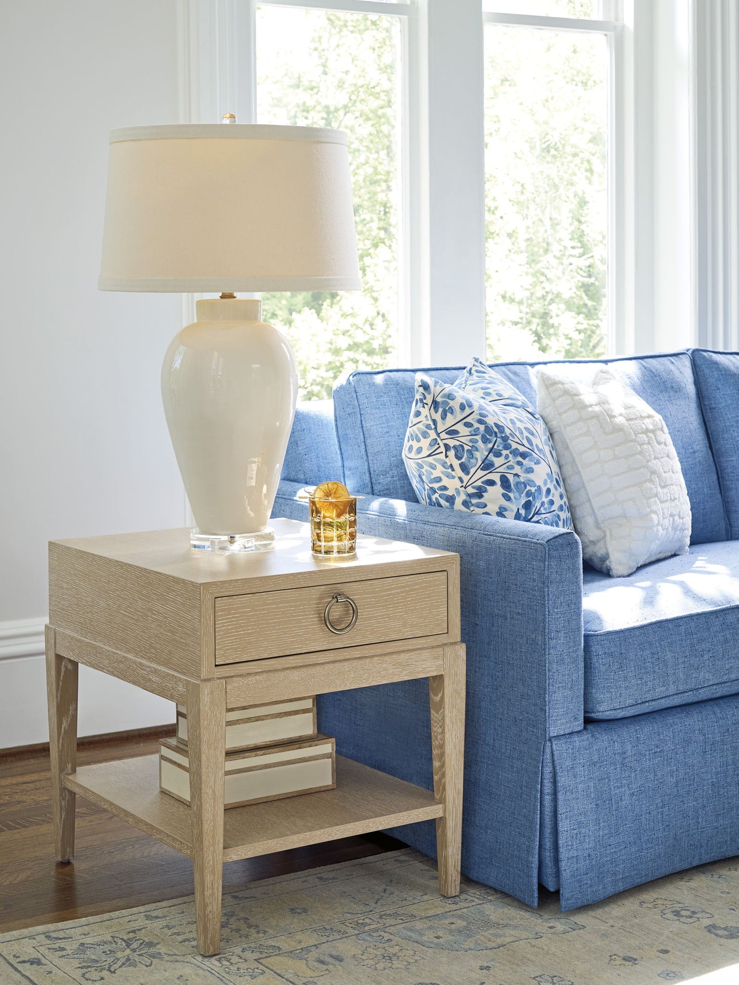 Sunday Morning - Dartmouth Drawer End Table - Beige