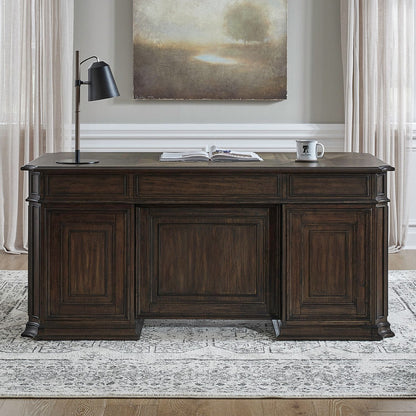 Providence Park - Jr Executive Desk Top - Chateau Brown