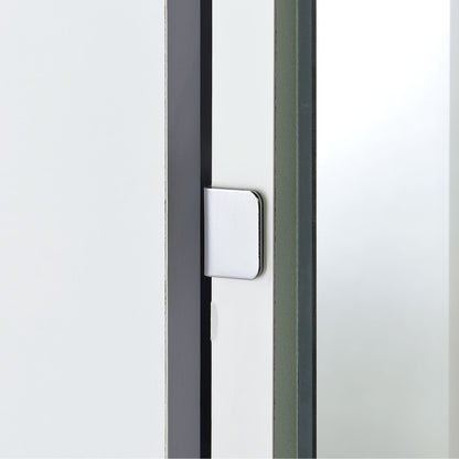 Vancouver - Floor Mirror With Storage - White