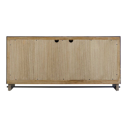 Kellem - Wood 4 Door Cabinet - Natural