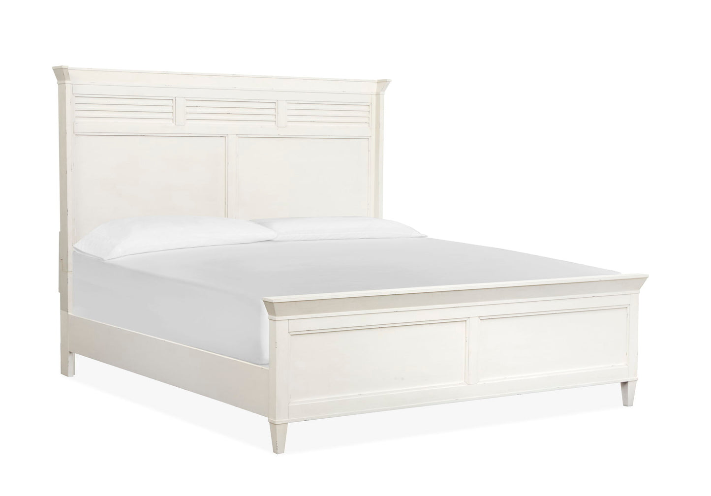 Echo Isles - California King Classic Panel Rails - Sea Pearl And Driftwood