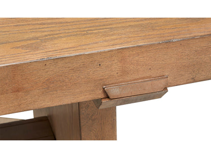 Lindon - Trestle Dining Table - Belgian Wheat