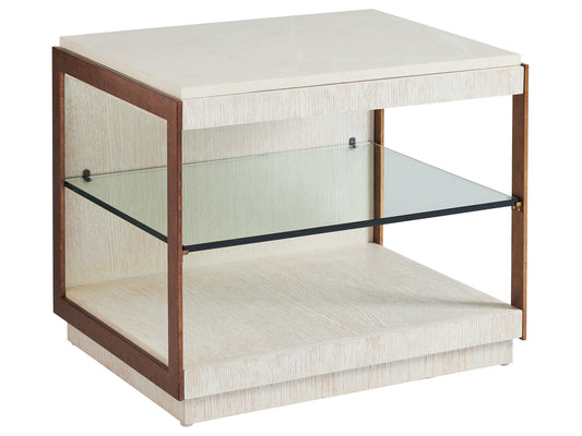 Carmel - Point Lobos Rectangular End Table - Beige