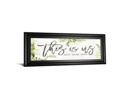 This Is Us By Marla Rae - Framed Print Wall Art - White