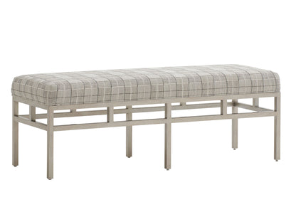 Barclay Butera Upholstery - Lucca Bench - Dark Brown