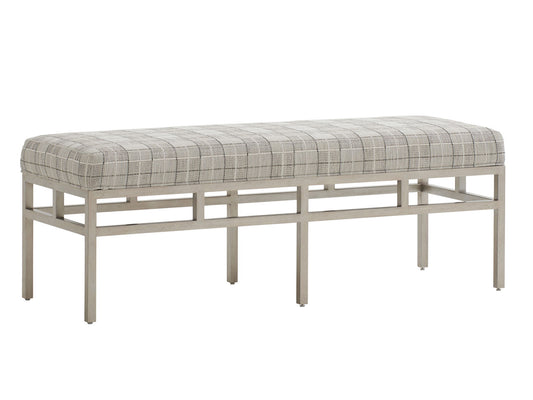 Barclay Butera Upholstery - Lucca Bench - Dark Brown