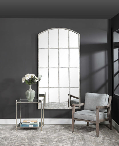 Amiel - Arched Mirror - Ivory