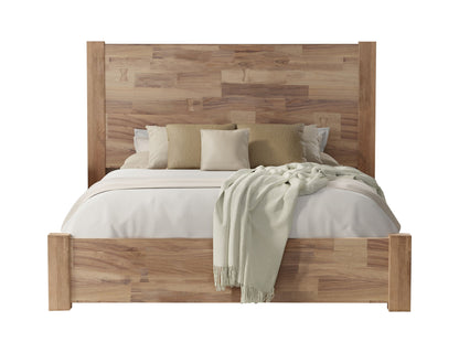Natural Parota - Queen Platform - Brown Cappuccino