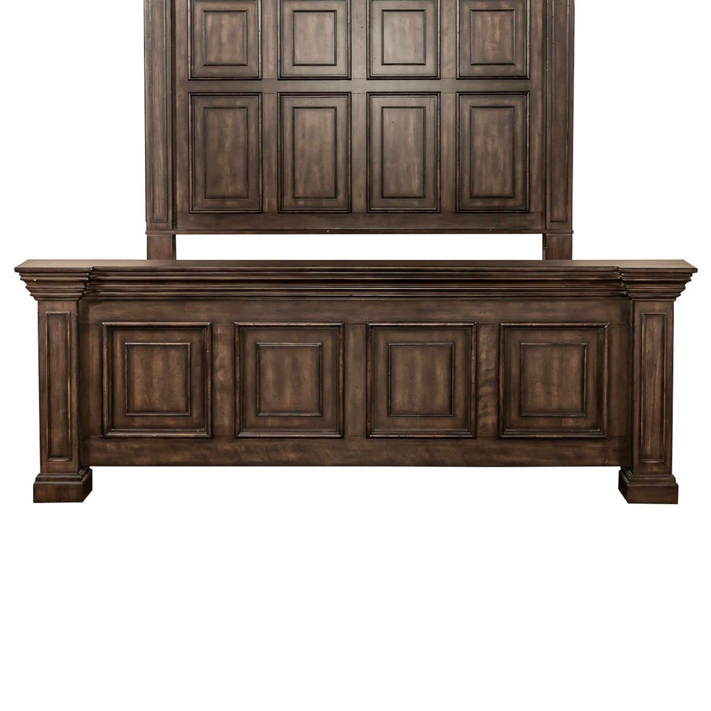 Big Valley - King Mansion Footboard - Brownstone