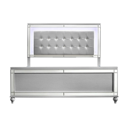 Valentino - 6/0 California King Side Rails - Silver