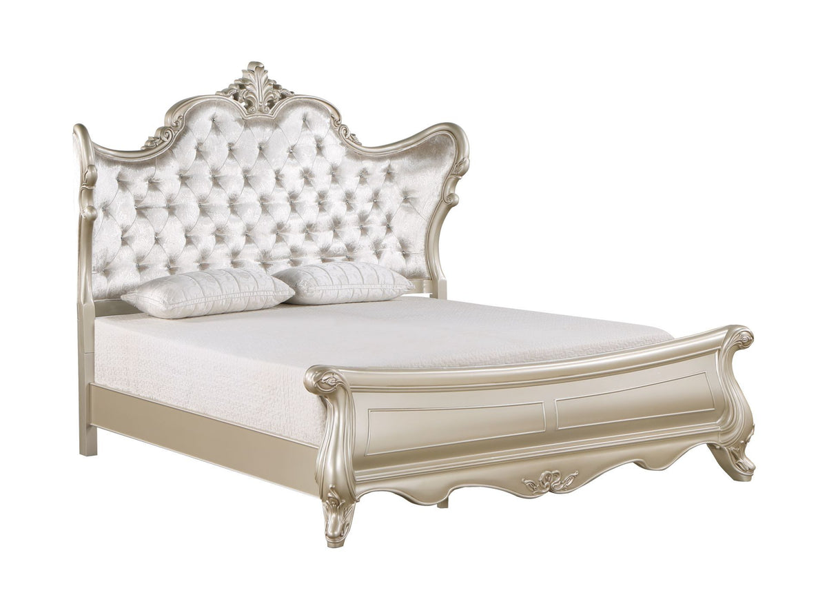 Monique - 5/0 Queen Headboard - Champagne