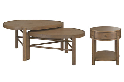 Hadleigh Brown - Nesting Cocktail Table Set