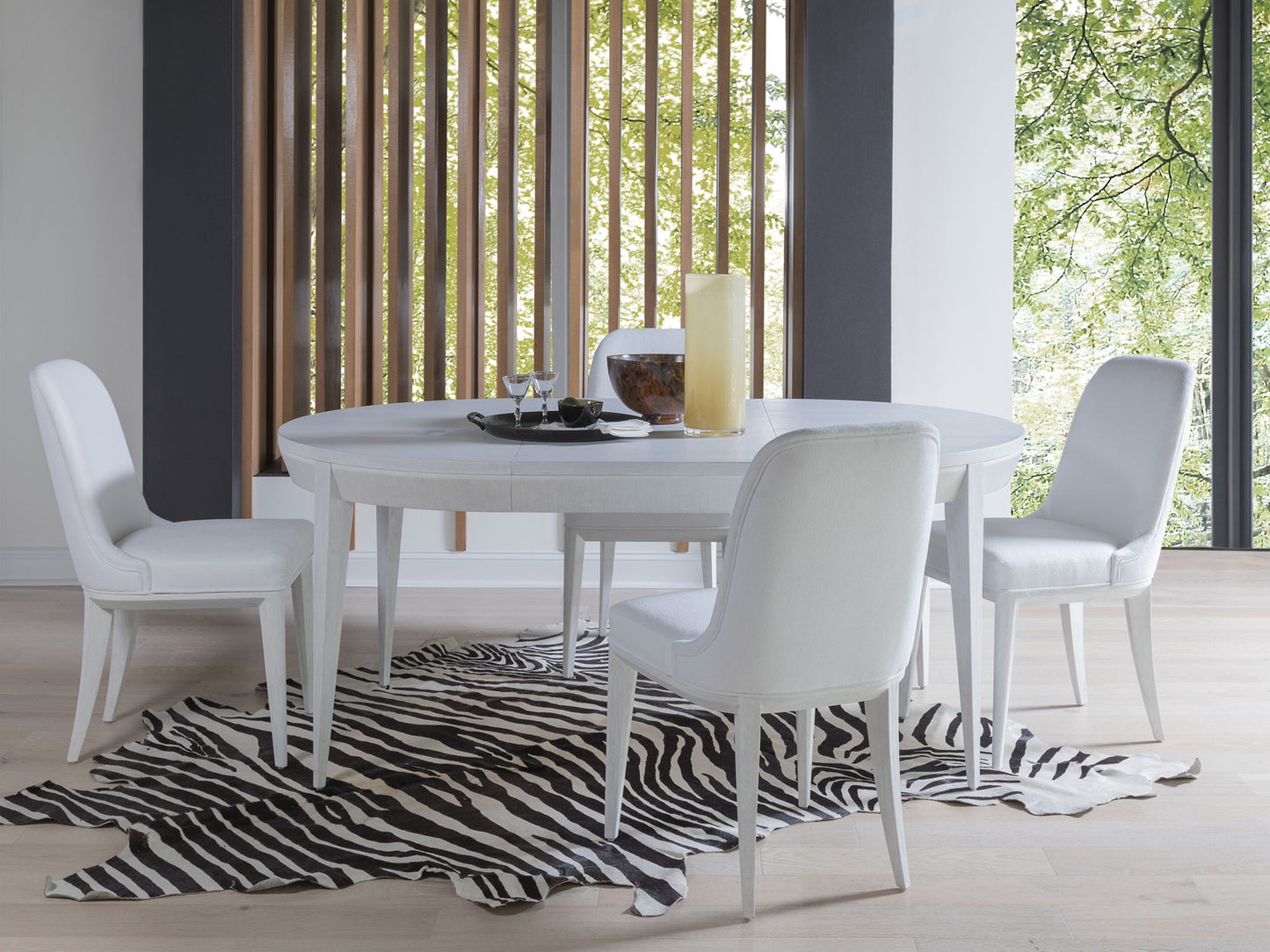 Signature Designs - Marcel Fabric Upholstered Dining Side Chair - White