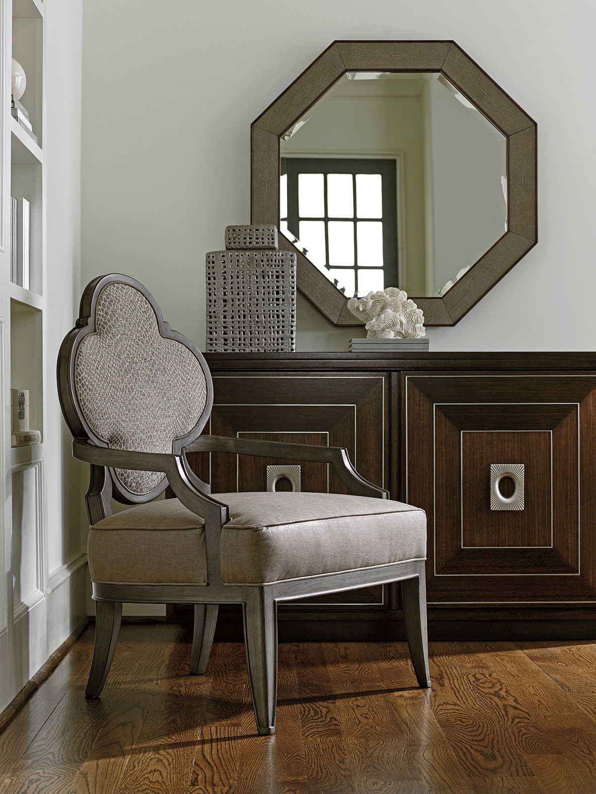 Macarthur Park - Riva Octagonal Mirror - Light Brown