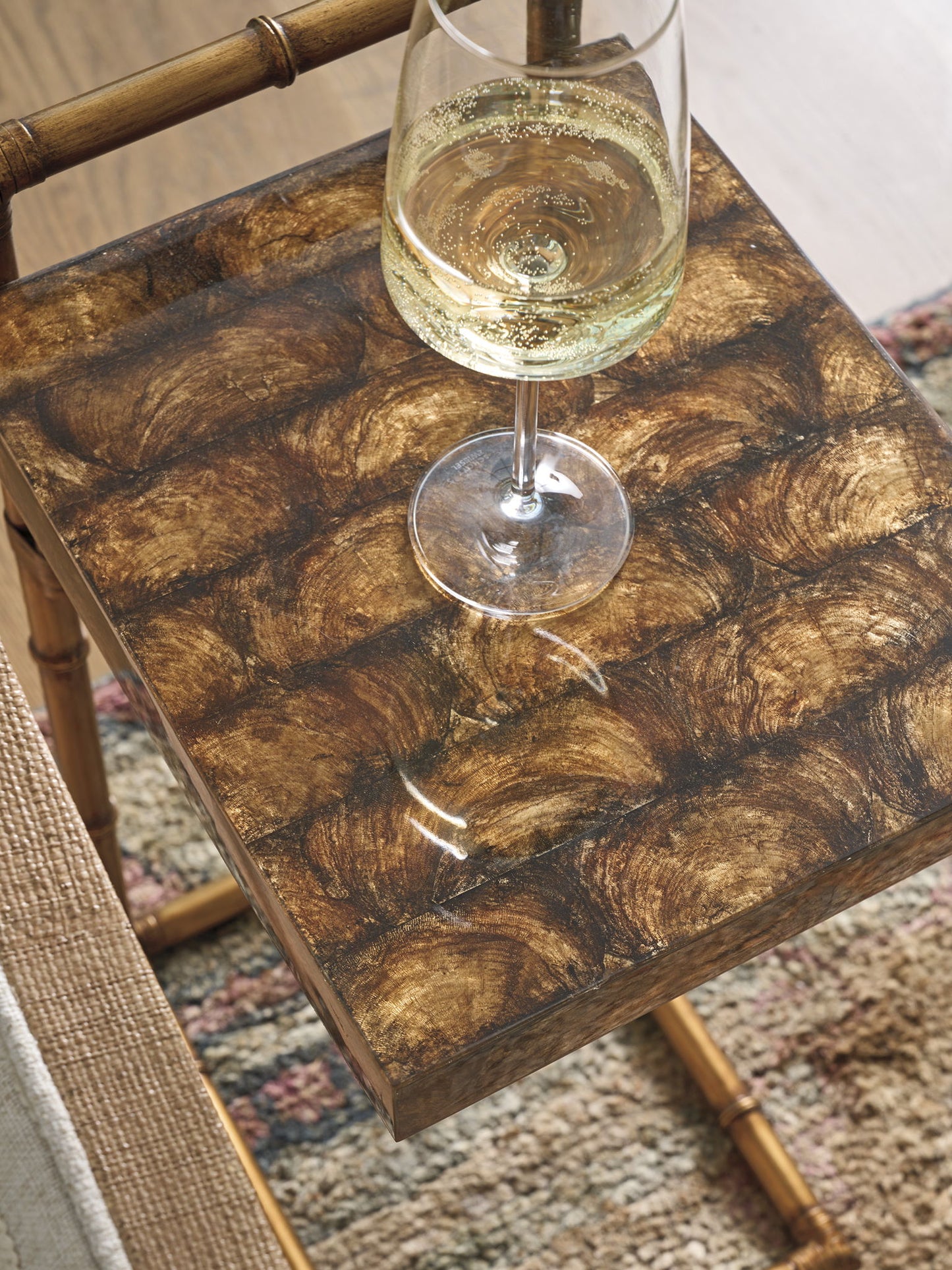 Key Biscayne - Yellowfin Accent Table - Bronze
