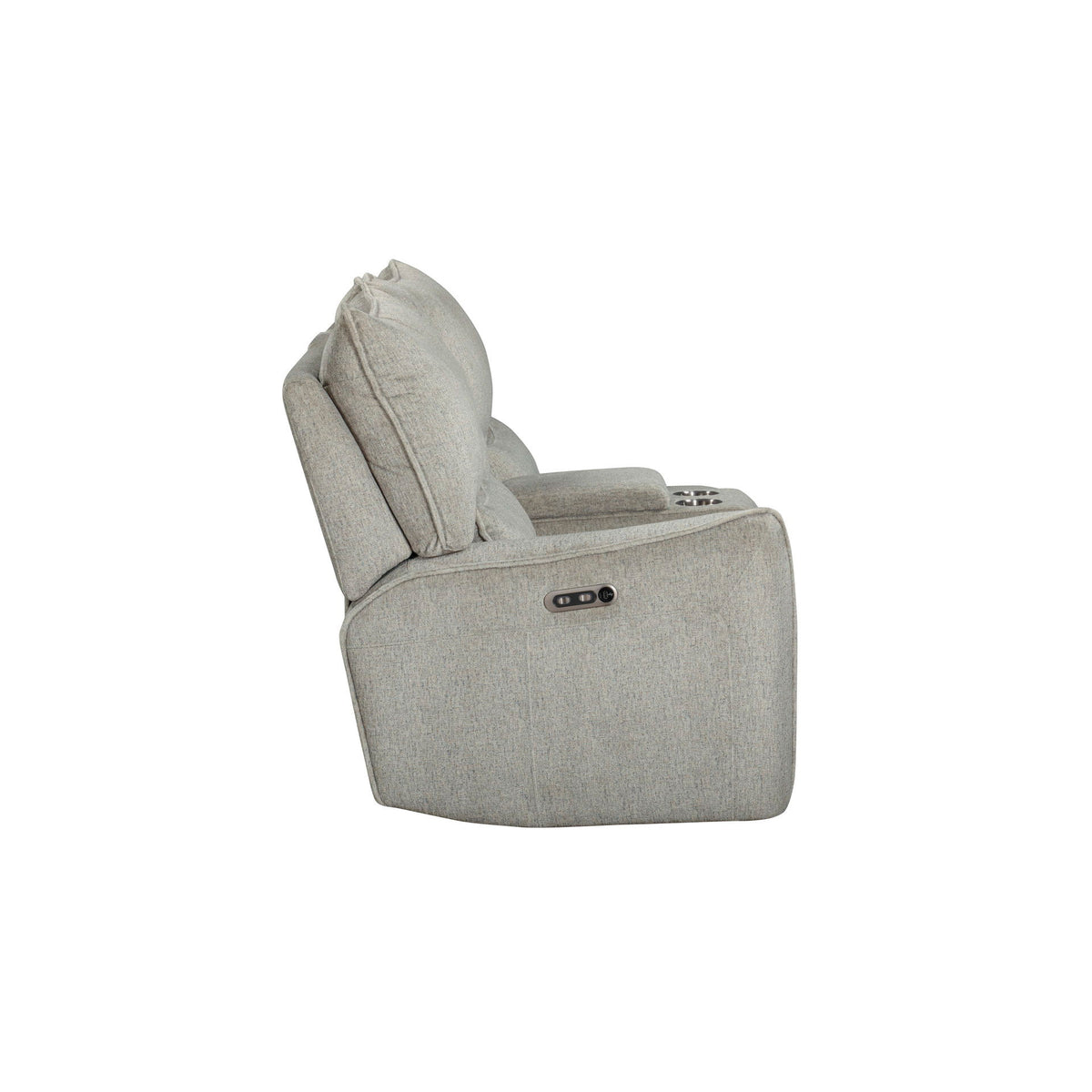 Remsen - LAF Console Loveseat With Dual Power Headrest & Footrest - Latte