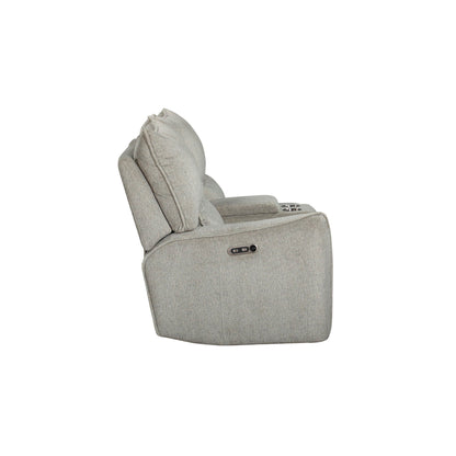 Remsen - LAF Console Loveseat With Dual Power Headrest & Footrest - Latte