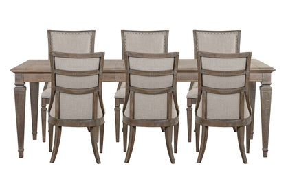 Lancaster - 7 Piece Extendable Rectangular Dining Table Set
