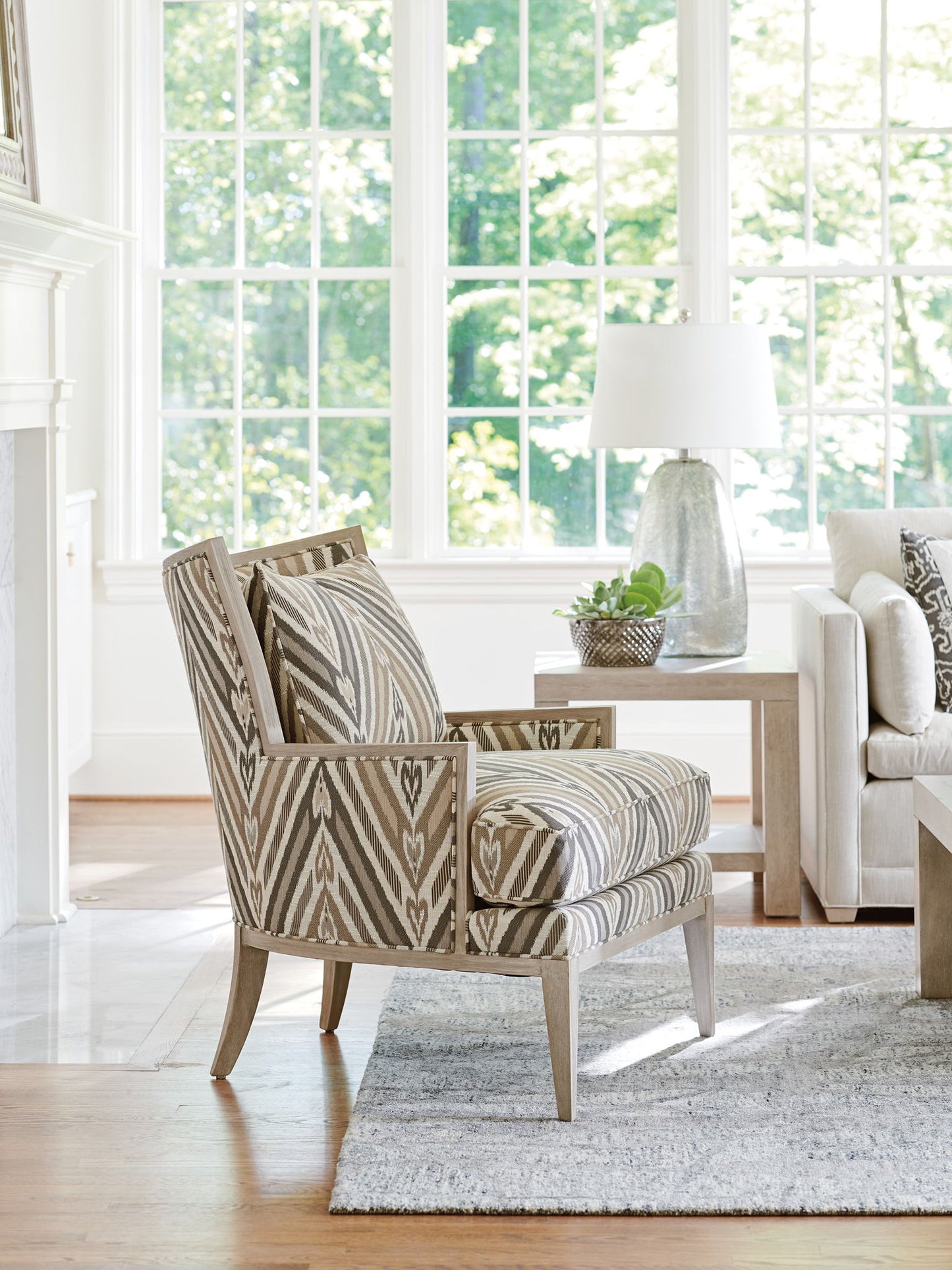 Barclay Butera Upholstery - Atwood Chair - Dark Gray
