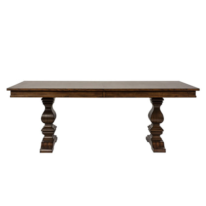 Armand - Trestle Table Top - Antique Brownstone