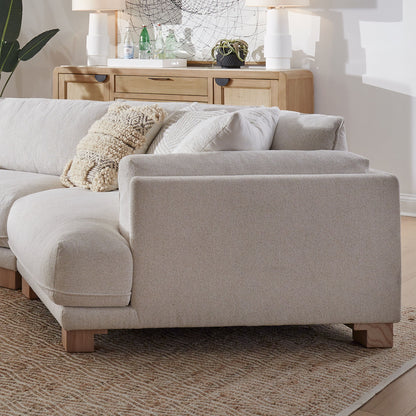 Escape - Right Arm Facing Bumper Chaise - Mirage Mist