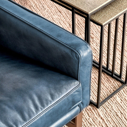 Chazzie - Club Chair - Ocean Blue