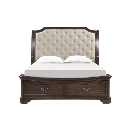 Lyndhurst - 6/6 King Headboard - Walnut