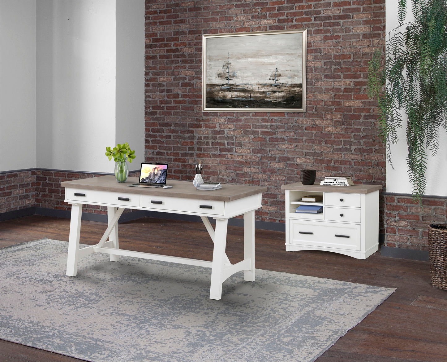 Americana Modern - Workstation Crown - Cotton