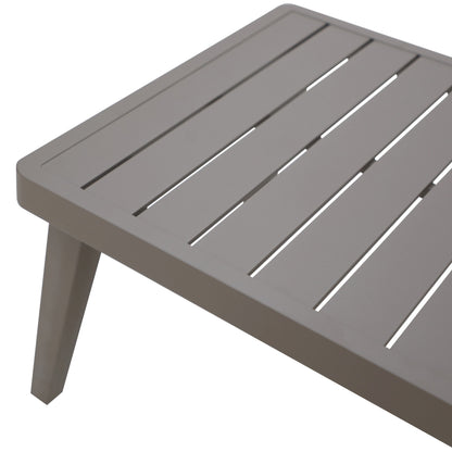Genova - Patio Coffee Table - Dark Brown