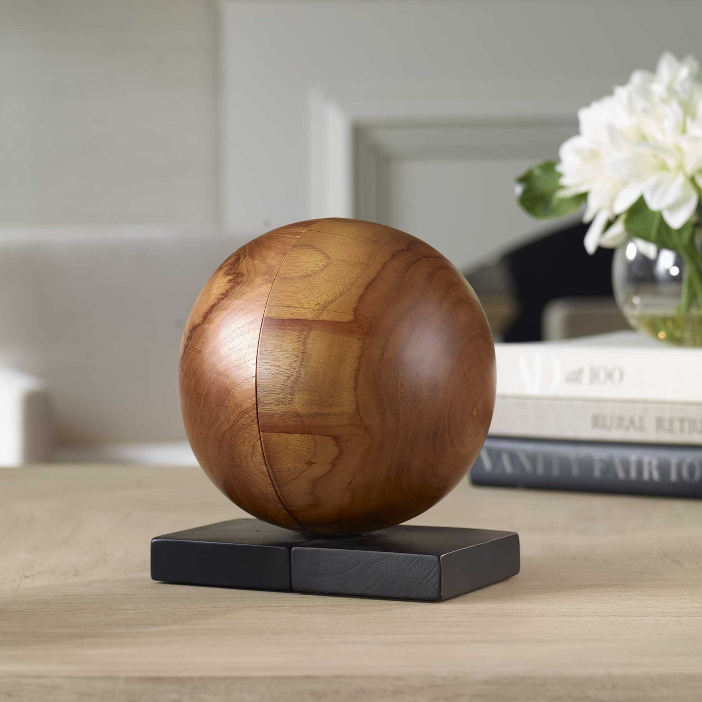 Teak And Noir - Bookends (Set of 2) - Light Brown