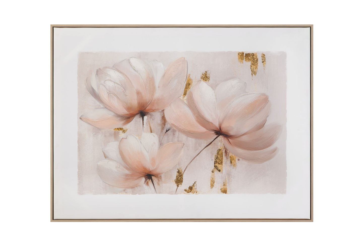 Blush Magnolia I Framed Canvas - Pink