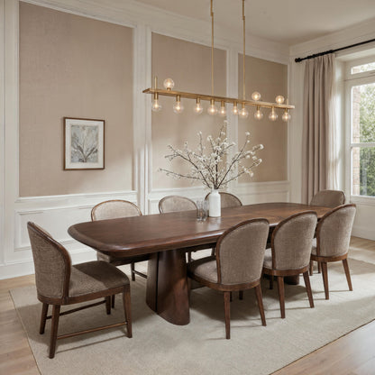 Belville - Extendable Trestle Dining Table Set