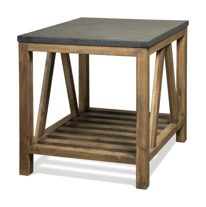 Weatherford - Rectangular Side Table Top - Bluestone