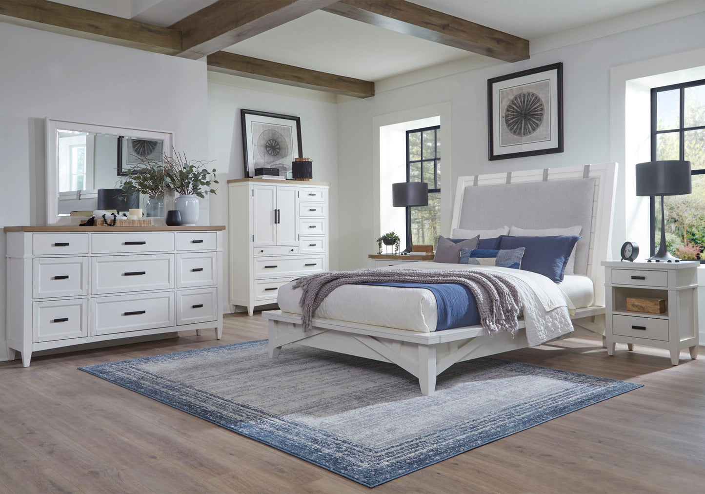 Americana Modern Bedroom - 9 Drawer Dresser