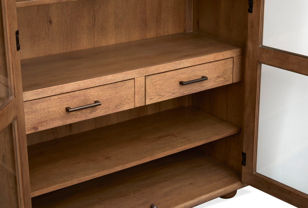 Woodward - Display Cabinet - Dark Clove