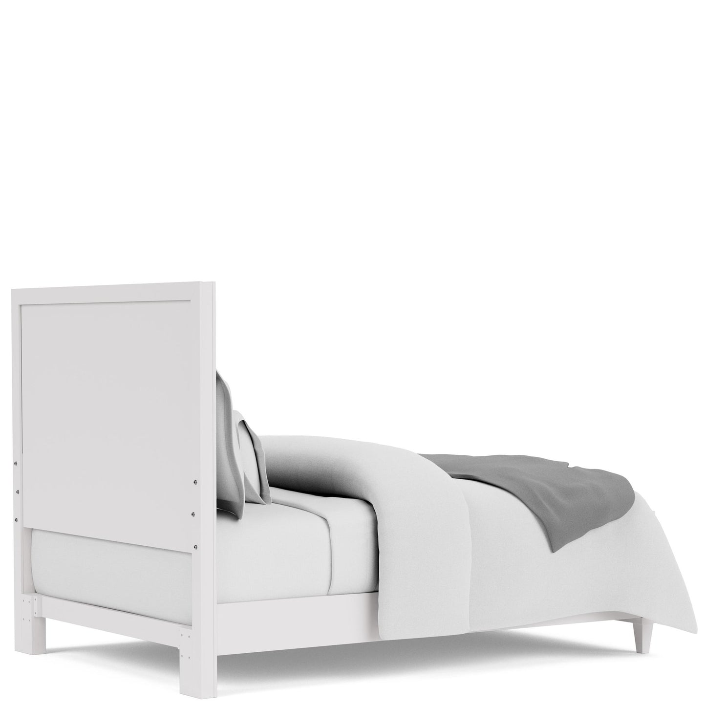 Rosalie - Full Upholstered Footboard - Blue / White