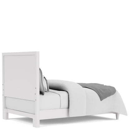 Rosalie - Full Upholstered Footboard - Blue / White