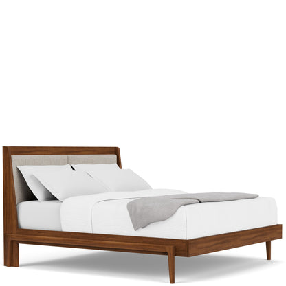 Elsie - Queen Platform Headboard - Dark Brown
