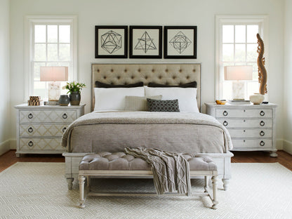 Oyster Bay - Brookhaven Hall Chest - Pearl Silver