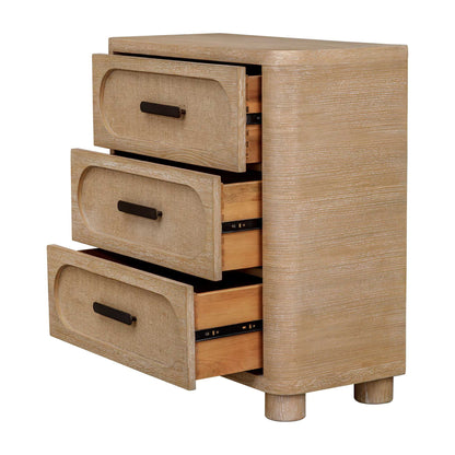 Scottie - 3 Drawer Chest - Natural Oak